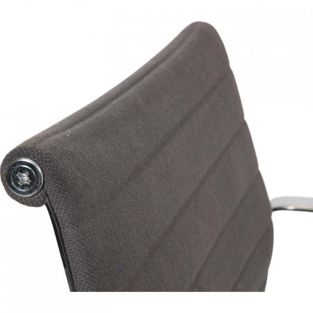 EA-117 Office Chair in Grey Hopsack Fabric by Charles Eames For Sale - Image 10 of 16