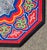 2020s Red Moroccan Hand-Painted Accent Table For Sale - Image 5 of 6