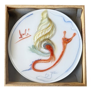 Annual Glass Plate by Salvatore Dali for Rosenthal, 1979 For Sale
