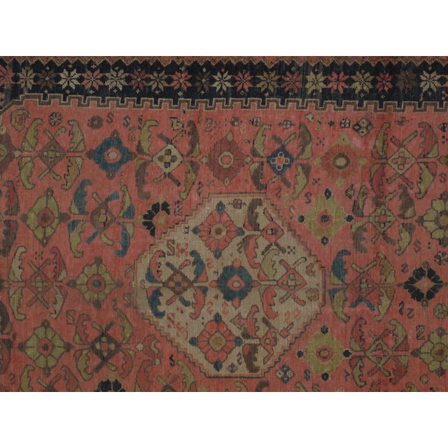 Early 20th Century Antique Persian Malayer Rug - 6′6″ × 13′9″ For Sale In New York - Image 6 of 8