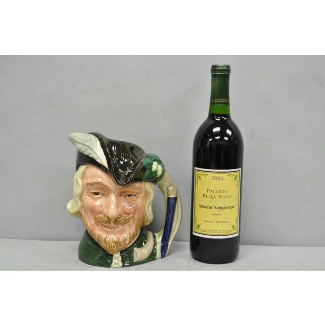 Vintage 1959 Large Royal Doulton Limited Edition Hand Made "Robin Hood" D6527 Porcelain Toby Character Jug Mug. Circa Mid...