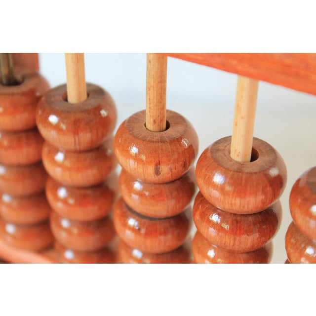 Vintage Traditional Chinese Wooden Abacus For Sale - Image 4 of 11