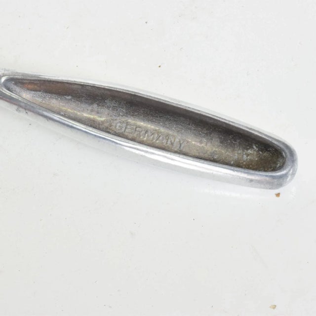 Vintage Aluminum Sculptural Serving Spoon For Sale - Image 4 of 5