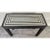 Art Deco Style Black and White Resin Inlay Console Table with Concentric & Glass Top This striking Art Deco style console...