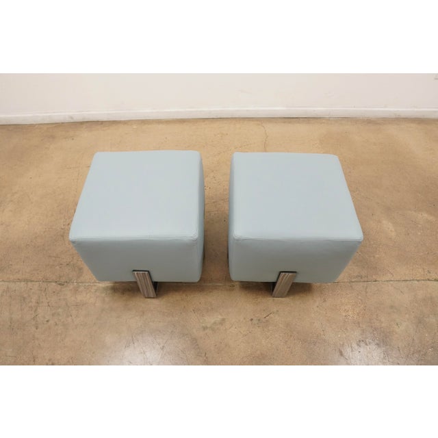 Contemporary Lillian August Danielli Ottomans (Set of 2) For Sale - Image 3 of 14