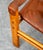 Mid Century Danish Modern Lounge Chair Safari Brown Leather Arm Sling Vintage For Sale In Sacramento - Image 6 of 12