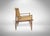 Mid-Century Two-Seater Sofa in Teak and Straw For Sale - Image 5 of 6