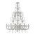 White Chandelier with Curled Murano Glass Details by Simoeng For Sale - Image 8 of 8