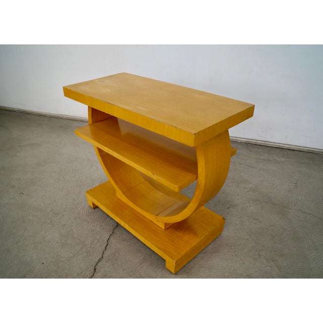 Brown Saltman 1930’s Art Deco Gilbert Rohde for Brown Saltman Side Table For Sale - Image 4 of 12