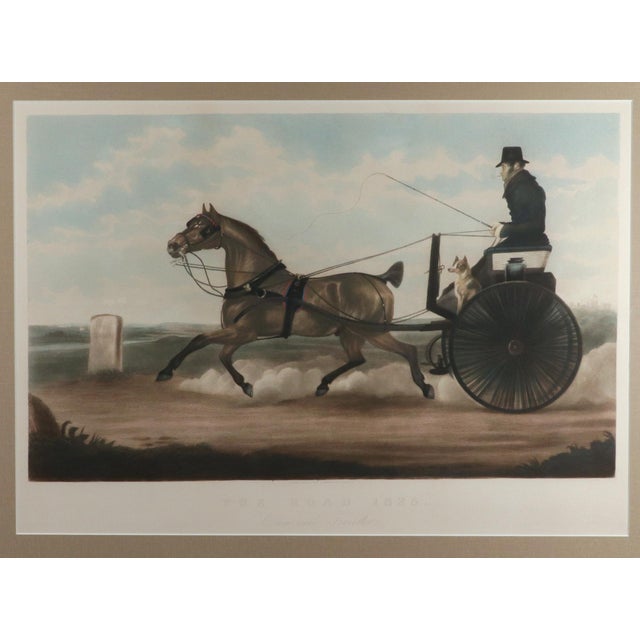 Early 19th Century The Road 1825: ‘Commercial Traveller’ — A Large Hand-Coloured Aquatint After Owen Bailey For Sale - Image 5 of 10