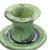 Moroccan Tamegroute Glazed Candlestick Holder For Sale - Image 4 of 5