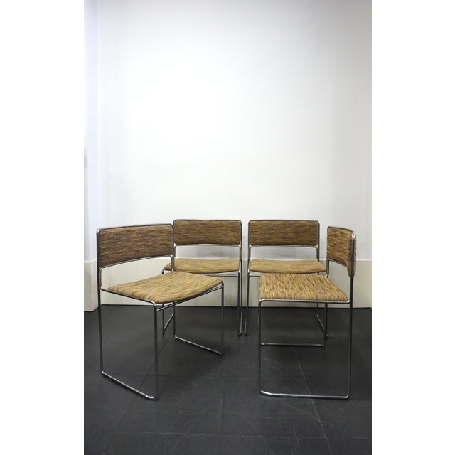 Chairs by Vittorio Introini for Saporiti, 1970s, Set of 4 For Sale - Image 10 of 10