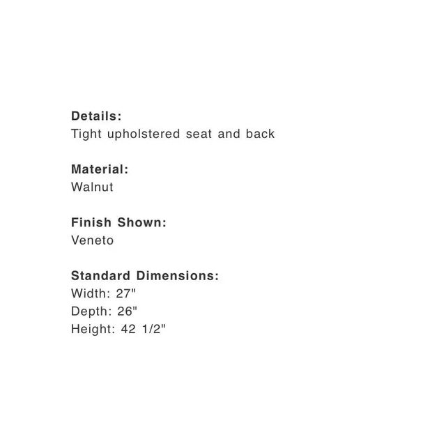 Therien Workshops for Dessin Fournir Italian Walnut Arm Chair - Venetian For Sale In Los Angeles - Image 6 of 6