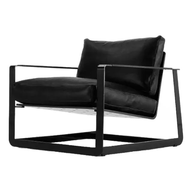 Poliform Gaston Chair - Black/Black For Sale