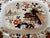 Antique Carey's Improved Ironstone Platter c.1830s Gaudy Imari Blue Rust Gold 12x15 For Sale - Image 4 of 6