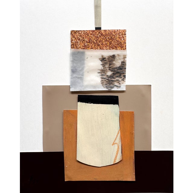 "Memorabilia 9" Original Mixed-Media Collage on Paper by Zac Woodiel For Sale - Image 4 of 9