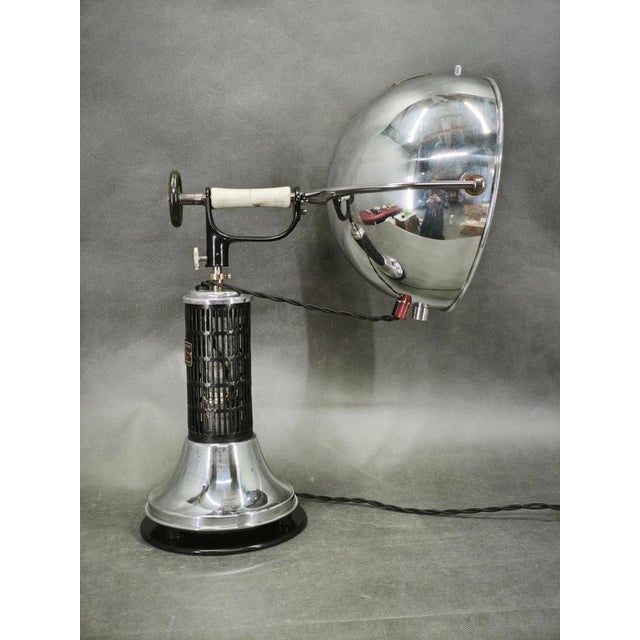 Vintage Bauhaus Adjustable Table Lamp in Chrome, Germany, 1930s For Sale - Image 4 of 15