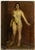Nude Model, Mid-20th Century, Oil Painting, Framed For Sale