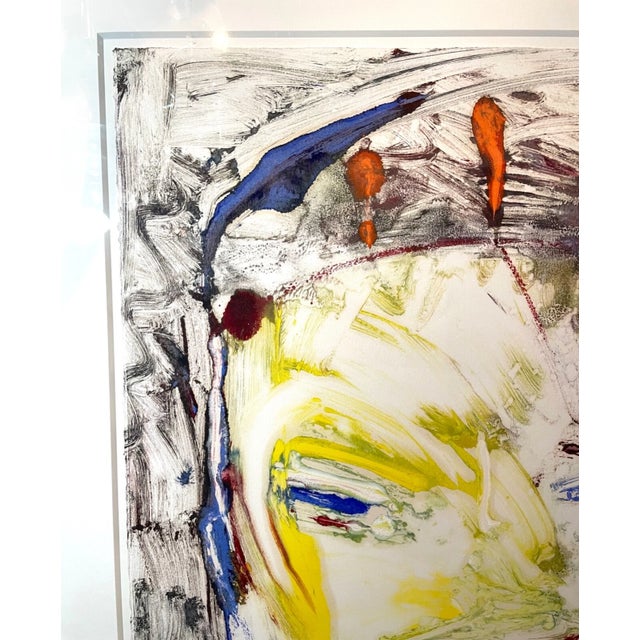 1970s Share Large Original James Brown Mixed Media Acrylic Oil Painting Abstract Portrait For Sale - Image 11 of 16