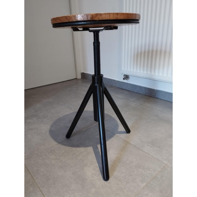 Industrial Adjustable Tripod Stool For Sale - Image 14 of 16