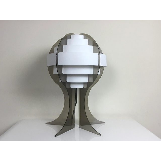 Gray Table Lamp by Flemming Brylle & Preben Jacobsen, 1960s For Sale - Image 8 of 16