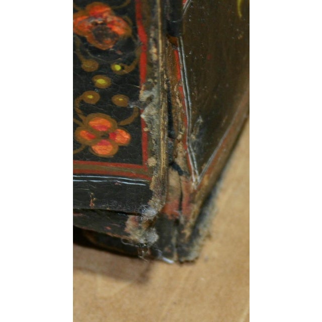 Antique Papier Mache Spice Cabinet For Sale - Image 11 of 15