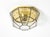Metal Vintage Glass Ceiling Lamp in Octagon Shape from Limburg, 1970s For Sale - Image 7 of 18