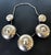 Gracie Vintage Sculptural Silver Necklace by Graziella Laffi For Sale - Image 4 of 12