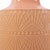 Kenneth Ludwig Chicago Richland Embossed Peach Vase- Large For Sale - Image 4 of 10