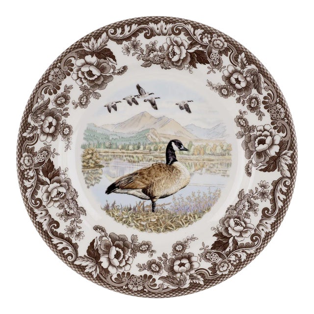 Spode Woodland Dinner Plate 10.5", Canadian Goose For Sale