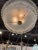 Modern Modern Murano Glass and Brass Multi-Tiered Drum Form Chandelier For Sale - Image 3 of 6