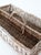 Vintage Divided Wicker Gathering Basket For Sale - Image 13 of 15