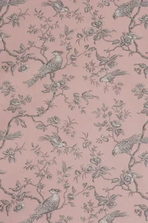 Isabelle Bird Toile Candy Cotton Double Width Fabric - Sample
