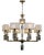 Collection Topazio Chandelier, Metal and Crystal, NCS 262 by Jago For Sale