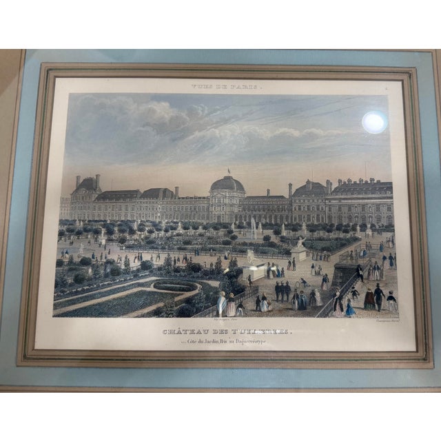 Chateau Des Tuileries View Original Print For Sale In Miami - Image 6 of 8