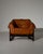 Percival Lafer MP-93 lounge chair, designed and manufactured in Brazil in 1972. Sculptural dark wood frame with its...