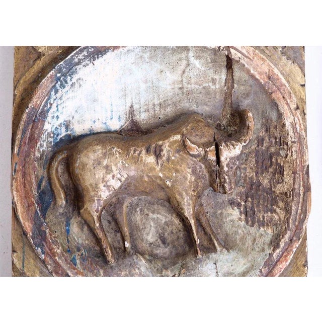 18th Century Swedish Painted Reliefs, Set of 2 For Sale - Image 3 of 7