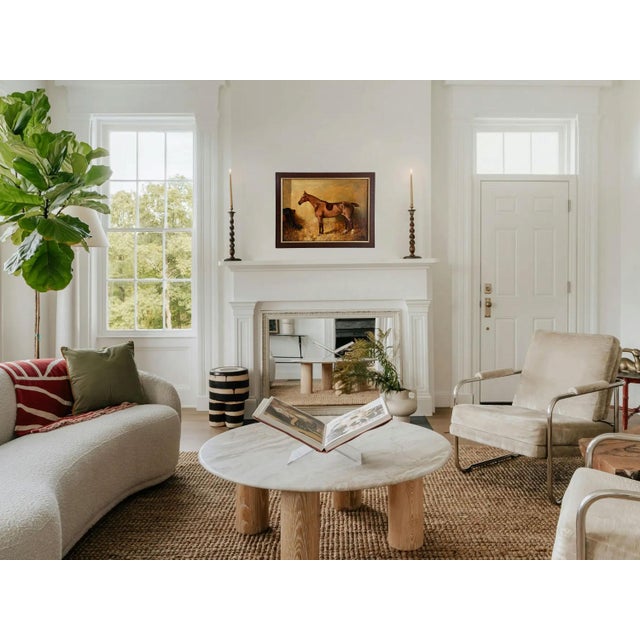 Here is a stunning antique oil painting of a chestnut hunter attributed to the British sporting artist Alfred Grenfell...