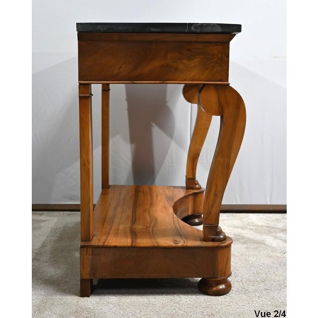 Small Restoration Era Walnut Console, Early 19th Century For Sale - Image 14 of 18