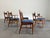 Mid-Century Modern Tuxedo Walnut Dining Chairs, Attributed to Lane, Set of 6 For Sale In Tampa - Image 6 of 10