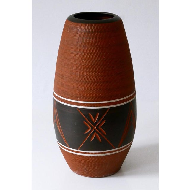1960s Large Mid-Century Modern Ceramic Floor Vase, Germany, 1960s For Sale - Image 5 of 18