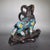 Metal Cloisonné Enamel Ram Statue With Coin Collar For Sale - Image 7 of 9