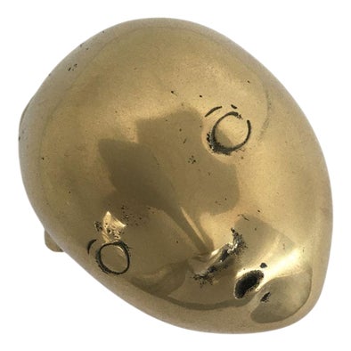 Vintage Italian Bronze Abstract Sculpture by Piero Perin, 1980 For Sale