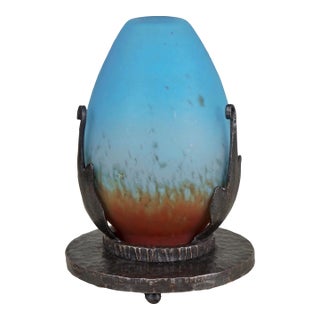 French Art Deco Night Lamp Incense Burner by Robj 1920s France For Sale