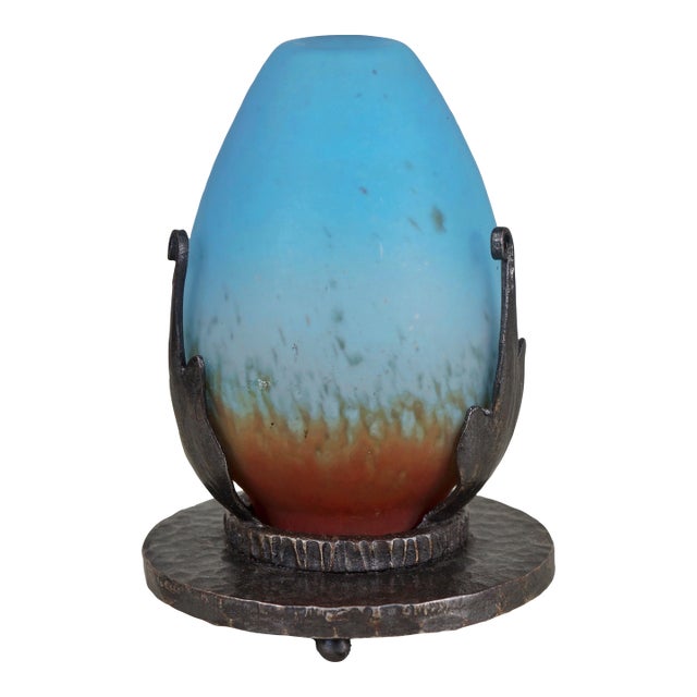 French Art Deco Night Lamp Incense Burner by Robj 1920s France For Sale