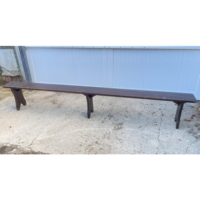 Beautiful, authentic antique benches for a 300cm farmhouse table. Functional and stable benches. Made entirely of solid...