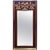 LaBarge Mirrors of Michigan Red Velvet With Gold Gilded Birds Mirror For Sale - Image 10 of 10
