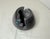 Vintage Vida Baca Native American Zuni Carved Black Pottery Turquoise Stone Bowl For Sale - Image 4 of 10