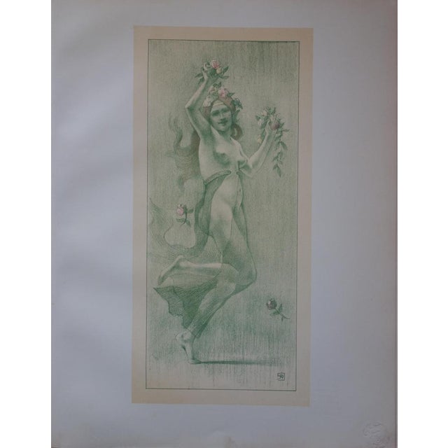 Armand RASSENFOSSE (1862-1934) The Dance, 1897 Original lithograph (Champenois printing house) Signed in the plate On...