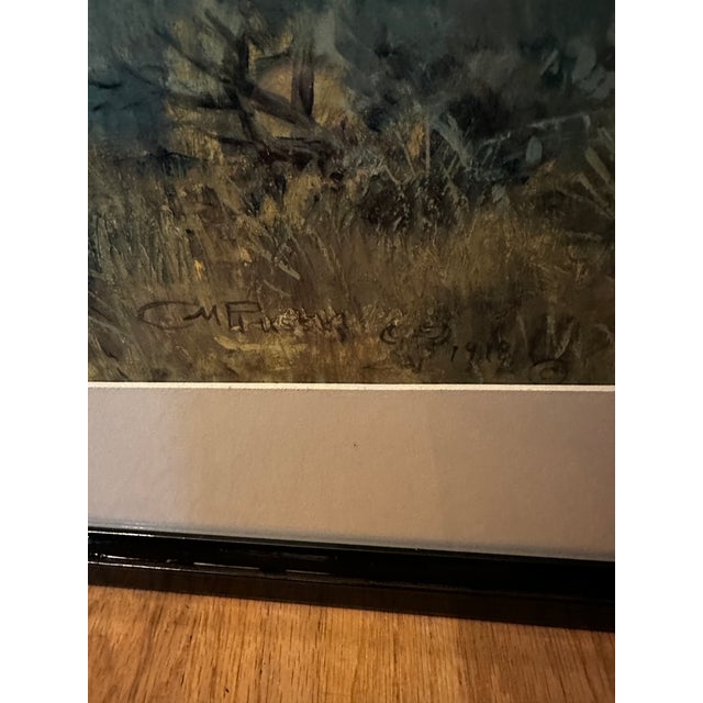 American Museum Print of “Piegans” by Charles M. Russell From the Opening of the Museum of Western Art (Denver, Colorado 1983) For Sale - Image 3 of 9